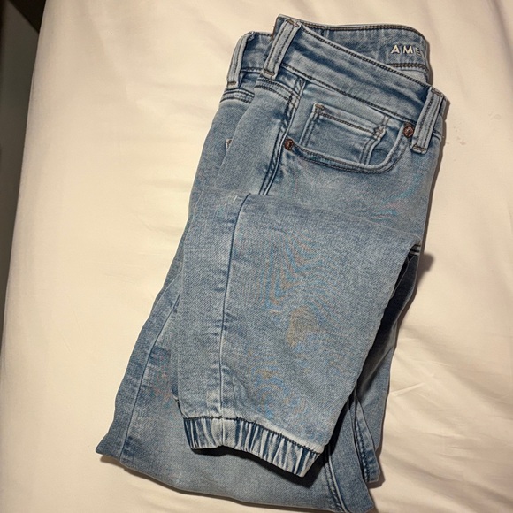 American Eagle Outfitters Women's Sky Blue High Rise Jeans - Picture 5 of 6